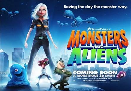 Monsters vs Aliens (2009) Tamil Dubbed Movie HD 720p Watch Online